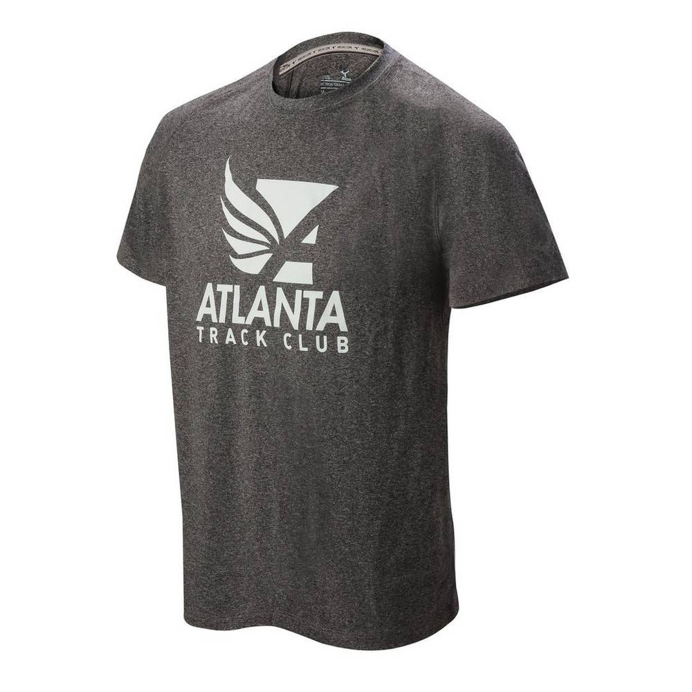 Mizuno Men's Atlanta Track Club Inspire 2.0 T-Shirts Dark Grey (450015-KQR)